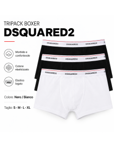 DSQUARED2 - parigamba - Uomo - boxer dsquared2