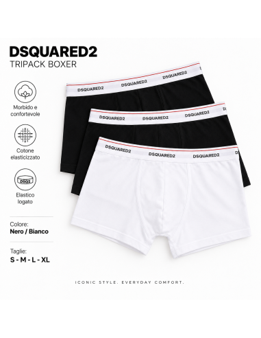 DSQUARED2 - parigamba - Uomo - boxer dsquared2
